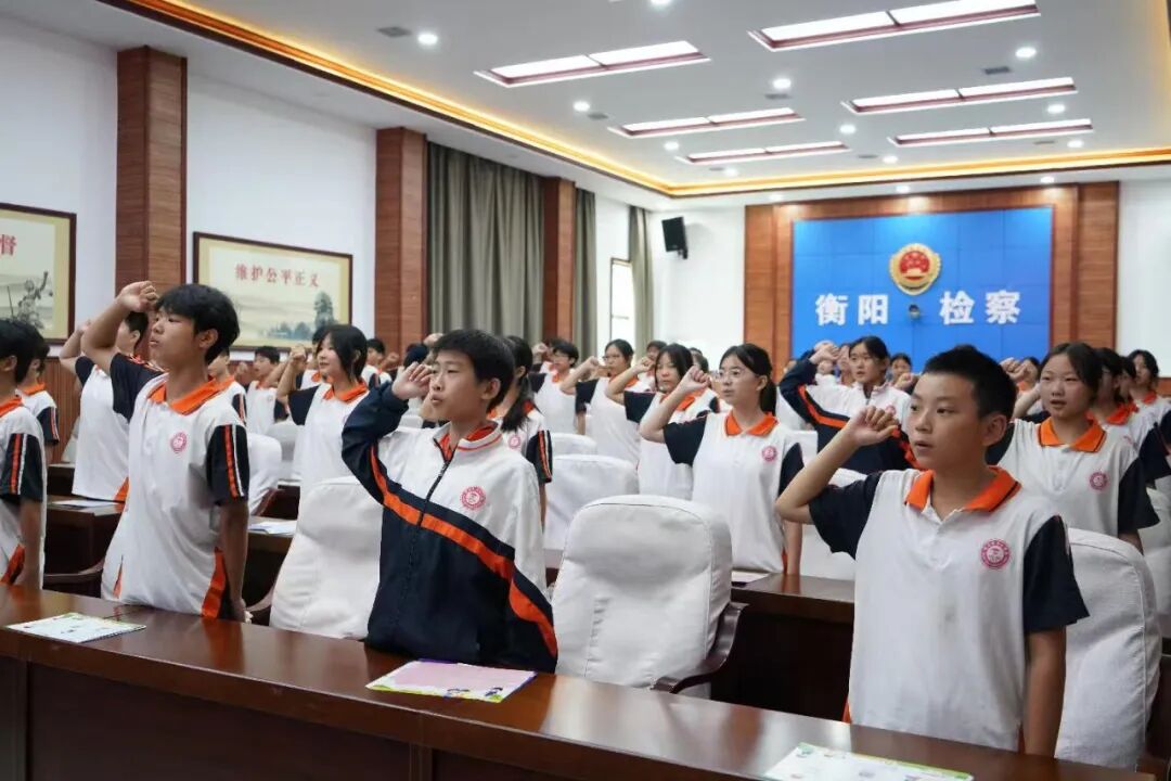 衡阳县检察院开展“携手关爱·共护未来”六一检察开放日活动